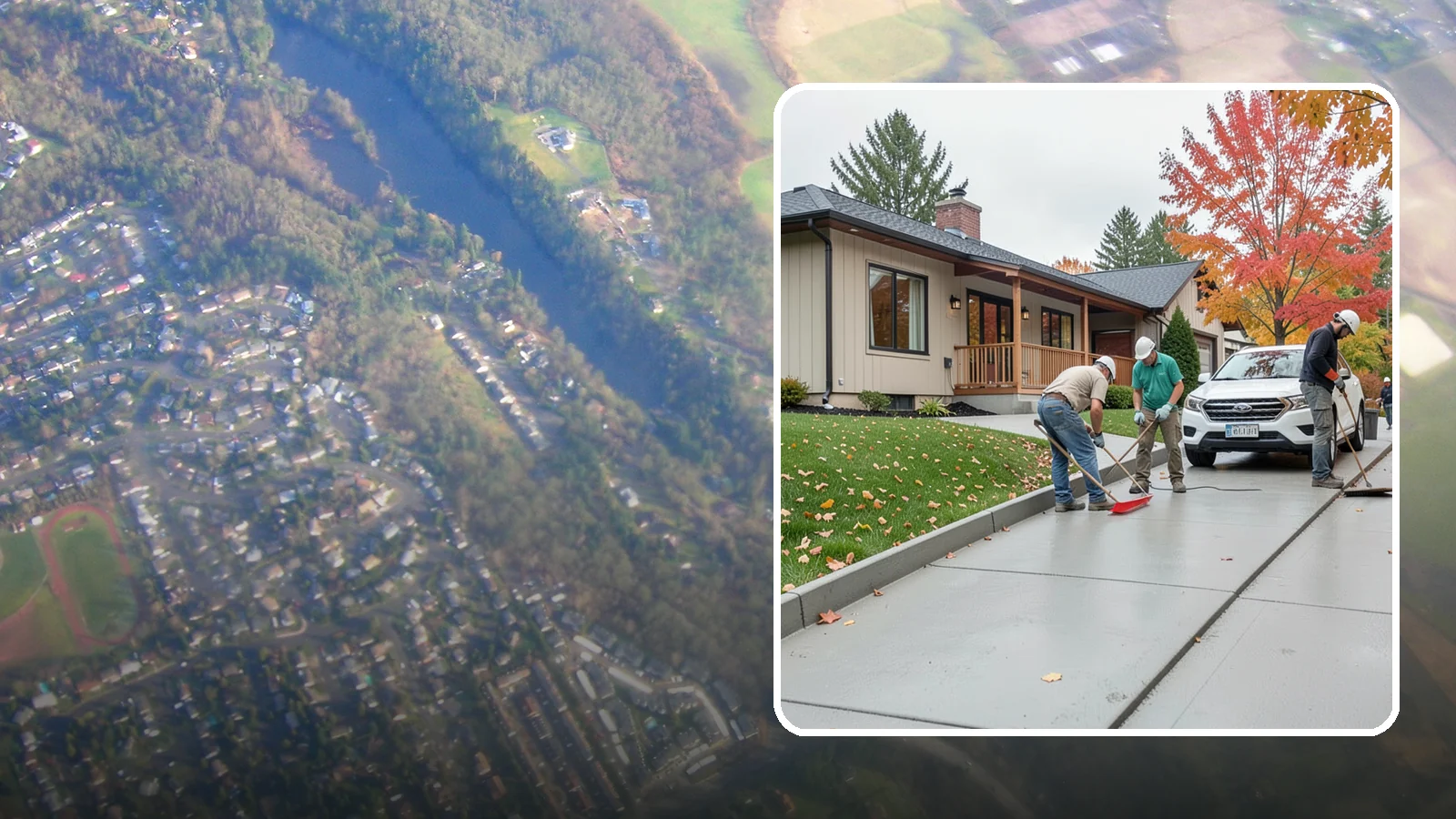 Sidewalk Installation in Algona, King County, WA - Code-compliant sidewalks poured with the slope and jointing needed to stay flat and safe in wet climates.