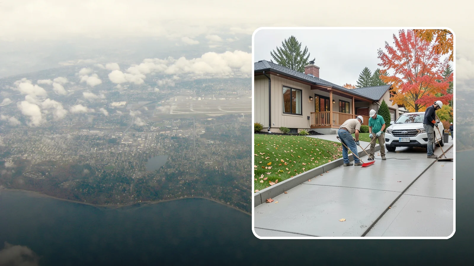 Sidewalk Installation in Burien, King County, WA - Code-compliant sidewalks poured with the slope and jointing needed to stay flat and safe in wet climates.