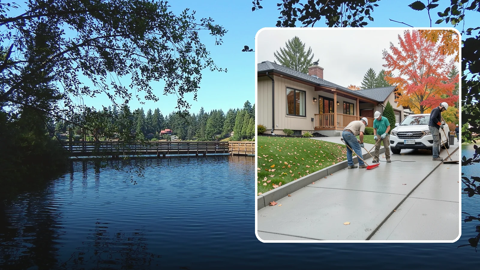 Sidewalk Installation in Federal Way, King County, WA - Code-compliant sidewalks poured with the slope and jointing needed to stay flat and safe in wet climates.