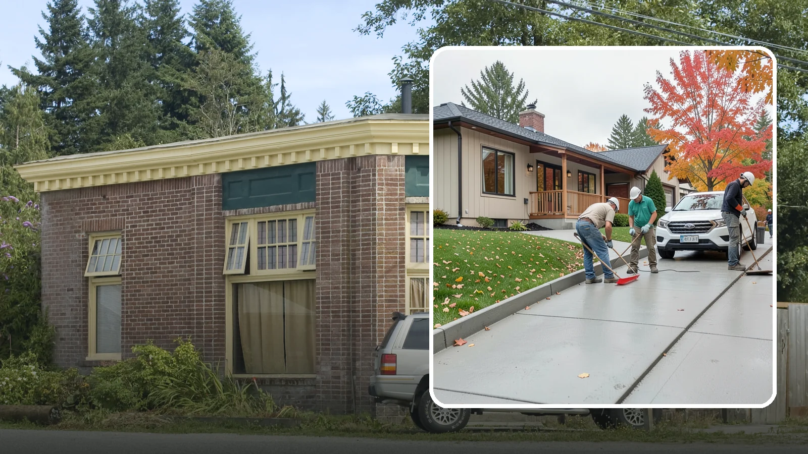 Sidewalk Installation in Hamilton, Skagit County, WA - Code-compliant sidewalks poured with the slope and jointing needed to stay flat and safe in wet climates.