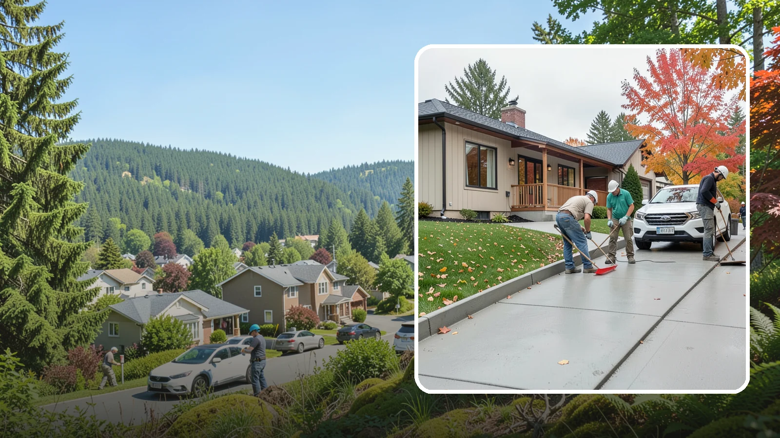 Sidewalk Installation in Index, Snohomish County, WA - Code-compliant sidewalks poured with the slope and jointing needed to stay flat and safe in wet climates.