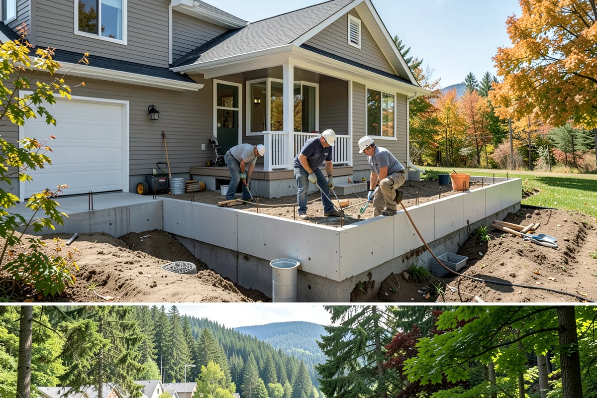 Sidewalk Installation in Lake Forest Park, King County, WA - Late spring through early autumn offers the steady, mild conditions that let sidewalks cure evenly.