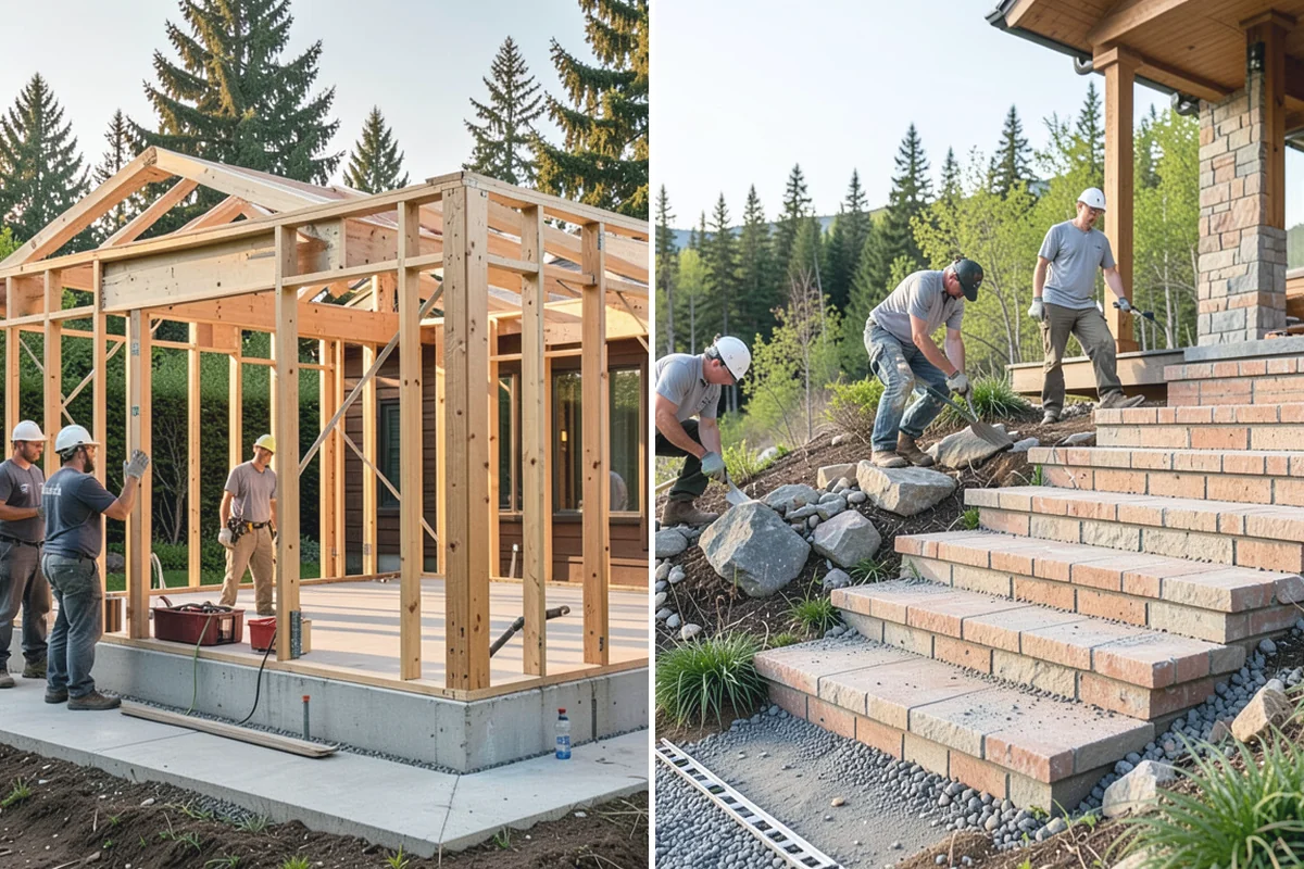 Sidewalk Installation in Marysville, Snohomish County, WA - Confirm layout, grade, and permit requirements