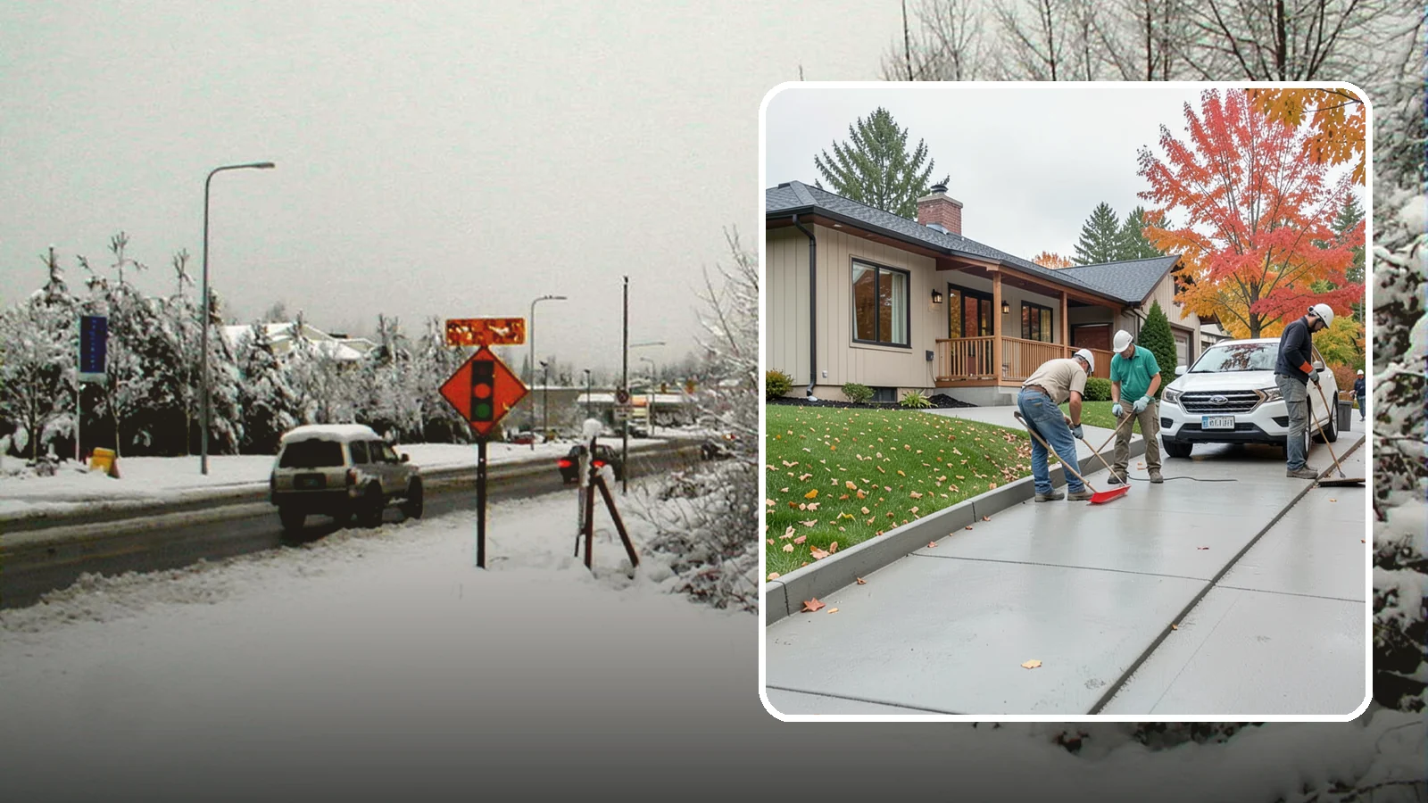 Sidewalk Installation in Newcastle, King County, WA - Code-compliant sidewalks poured with the slope and jointing needed to stay flat and safe in wet climates.