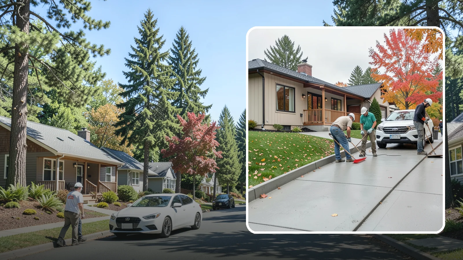 Sidewalk Installation in Orting, Pierce County, WA - Code-compliant sidewalks poured with the slope and jointing needed to stay flat and safe in wet climates.