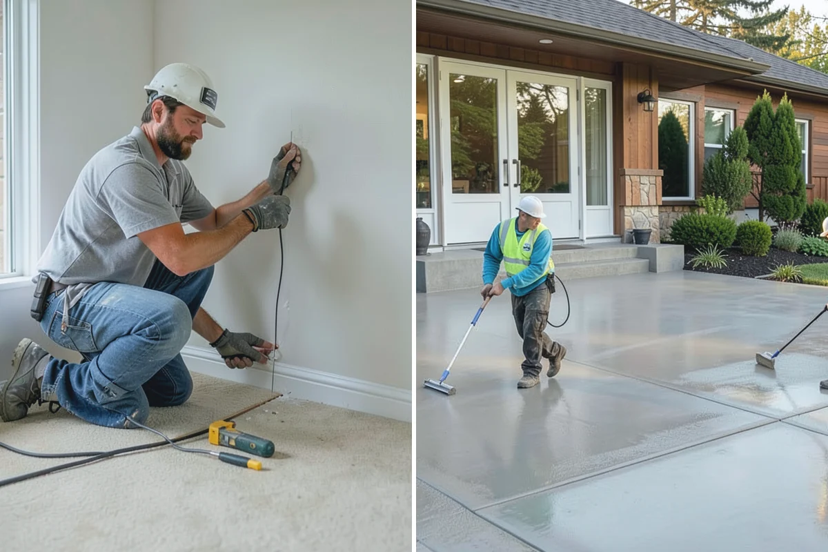 Sidewalk Installation in Roy, Pierce County, WA - Confirm layout, grade, and permit requirements