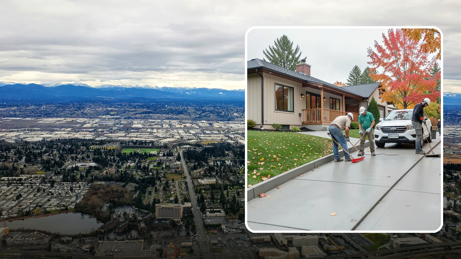 Sidewalk Installation in SeaTac, King County, WA - Code-compliant sidewalks poured with the slope and jointing needed to stay flat and safe in wet climates.