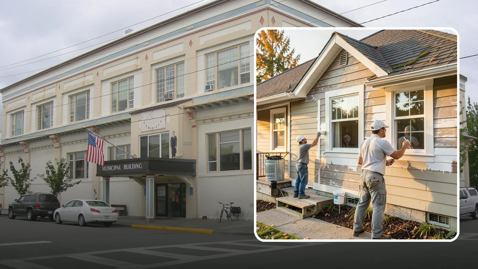 Siding Painting in Anacortes, Skagit County, WA - We prep and paint existing siding to renew its appearance and reinforce its defense against PNW moisture.