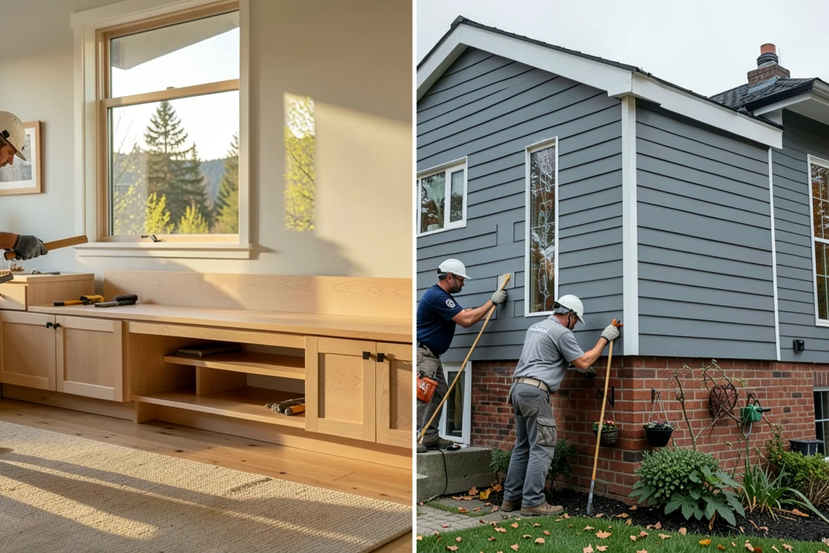 Siding Painting in Arlington, Snohomish County, WA - Wash and scrape loose or failing paint
