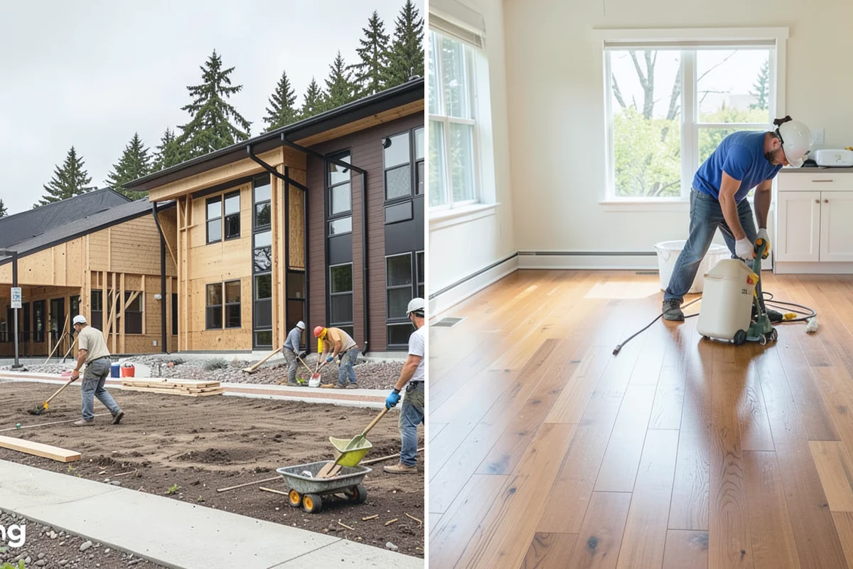 Siding Painting in Auburn, King County, WA - Wash and scrape loose or failing paint