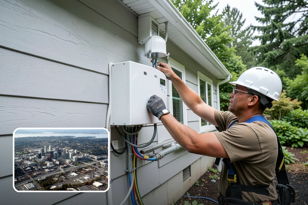 Siding Painting in Bellevue, King County, WA - Renews faded, chalking, or peeling siding