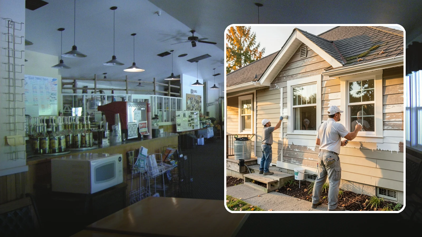 Siding Painting in Black Diamond, King County, WA - We prep and paint existing siding to renew its appearance and reinforce its defense against PNW moisture.