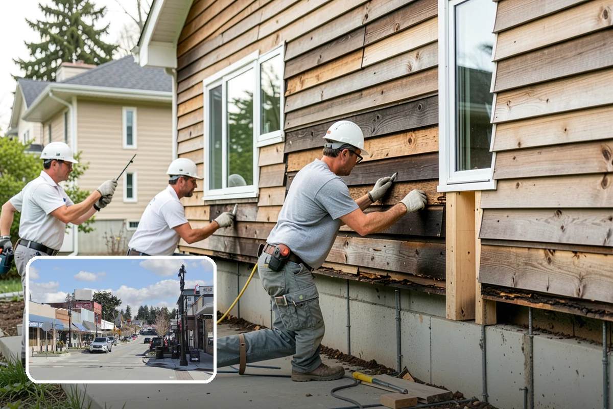 Siding Painting in Bothell, King County, WA - Renews faded, chalking, or peeling siding