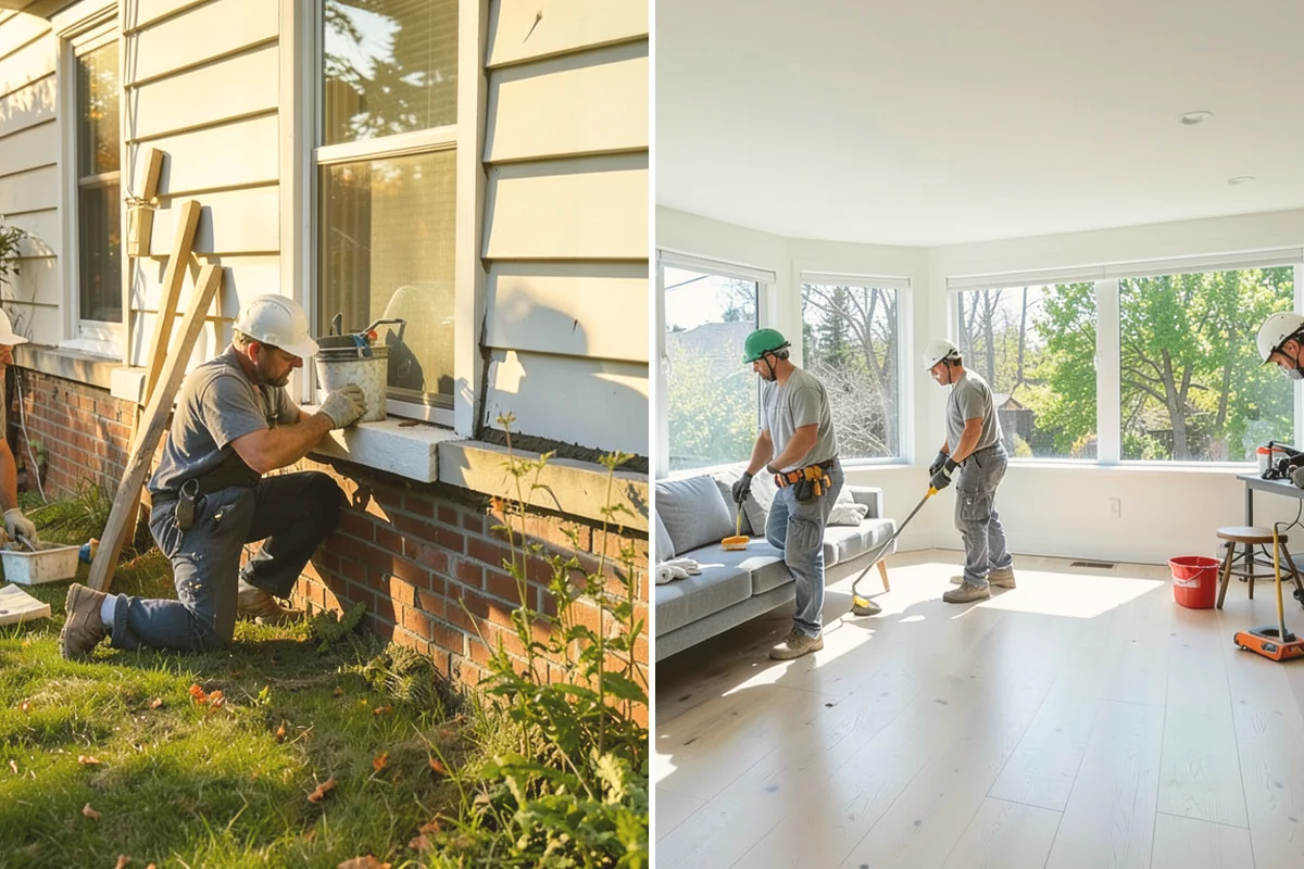 Siding Painting in Bothell, King County, WA - Wash and scrape loose or failing paint