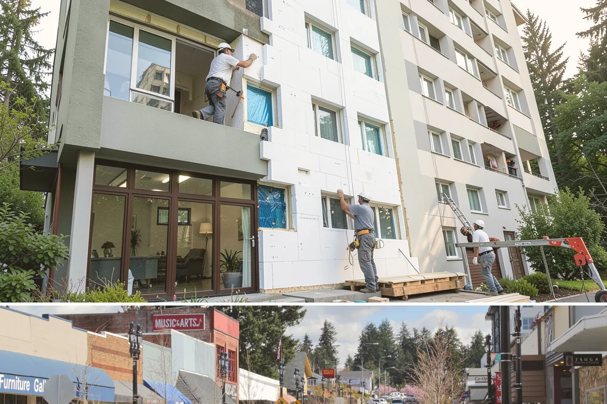 Siding Painting in Bothell, King County, WA - Dry, mild weather from late spring through early fall lets exterior paint cure properly before the rains return.