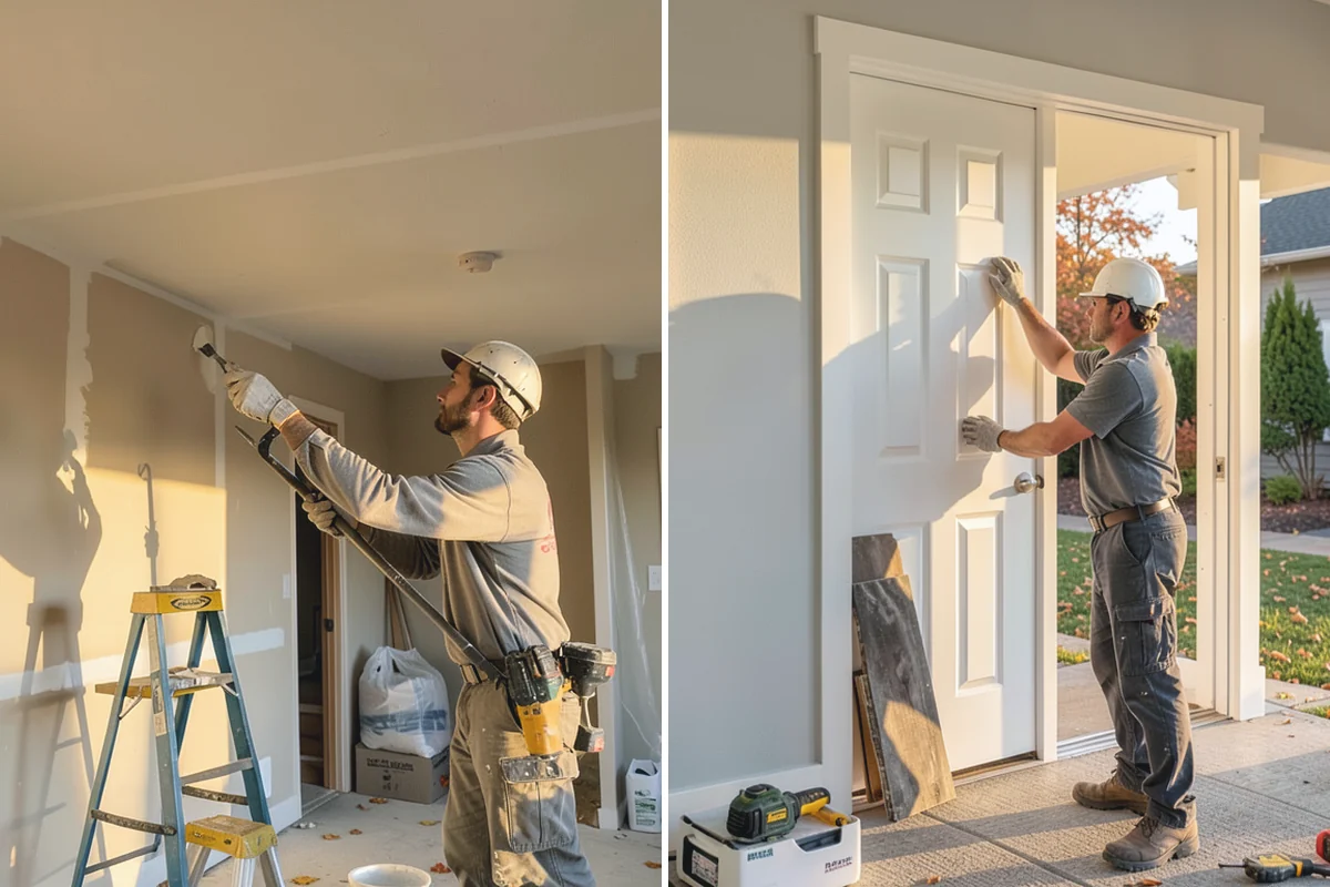 Siding Painting in Buckley, Pierce County, WA - Wash and scrape loose or failing paint