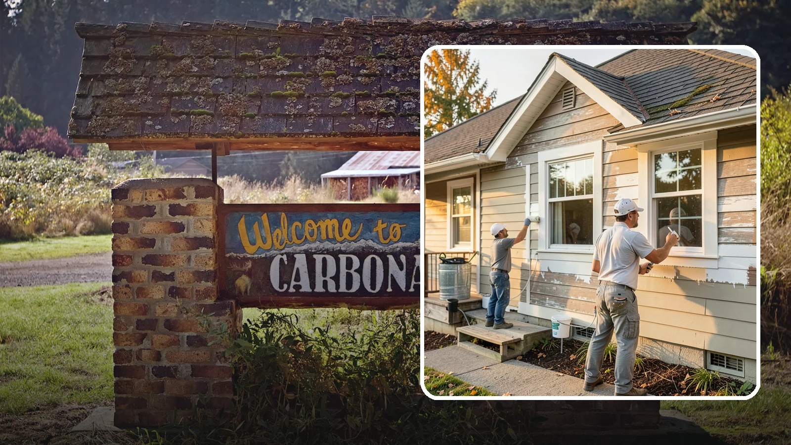 Siding Painting in Carbonado, Pierce County, WA - We prep and paint existing siding to renew its appearance and reinforce its defense against PNW moisture.