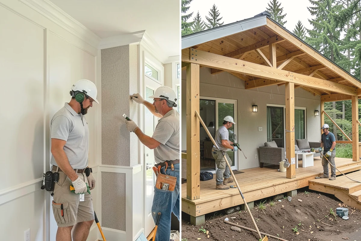 Siding Painting in Carbonado, Pierce County, WA - Wash and scrape loose or failing paint