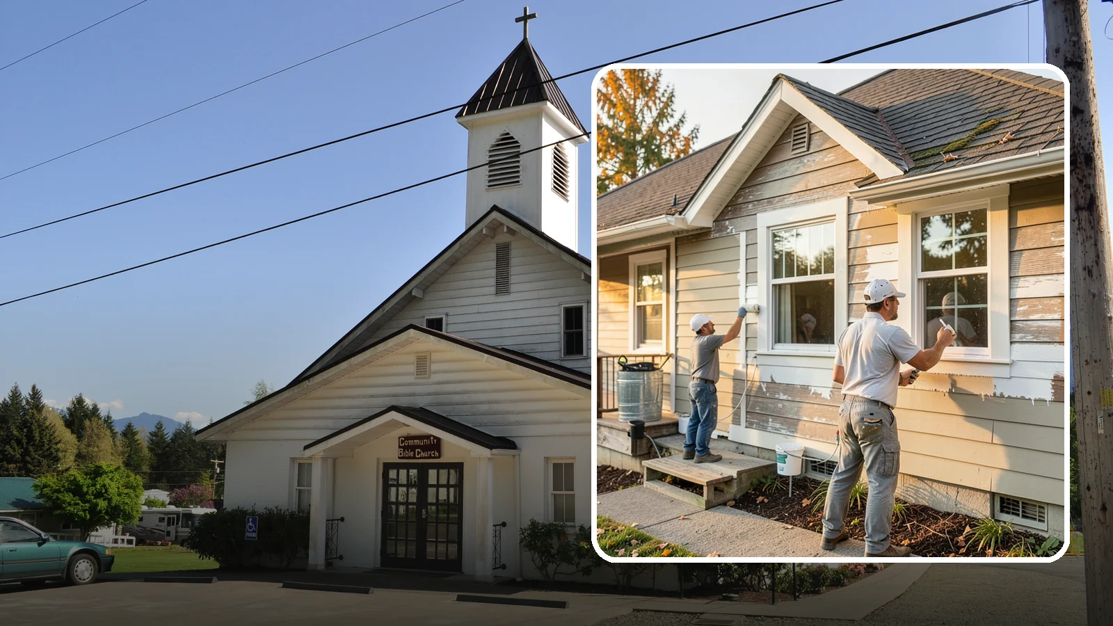 Siding Painting in Concrete, Skagit County, WA - We prep and paint existing siding to renew its appearance and reinforce its defense against PNW moisture.