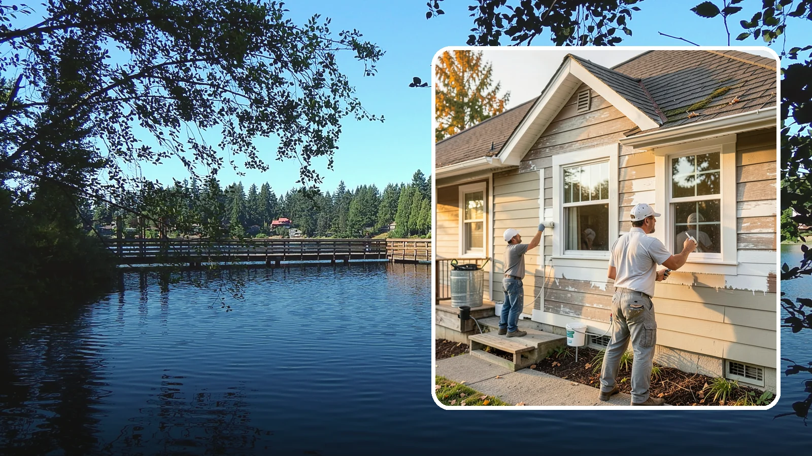 Siding Painting in Federal Way, King County, WA - We prep and paint existing siding to renew its appearance and reinforce its defense against PNW moisture.