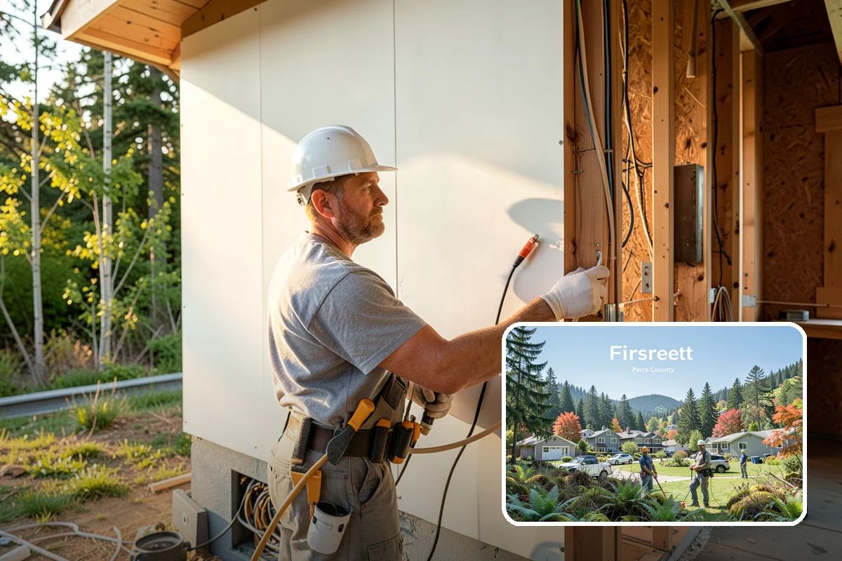 Siding Painting in Fircrest, Pierce County, WA - Renews faded, chalking, or peeling siding