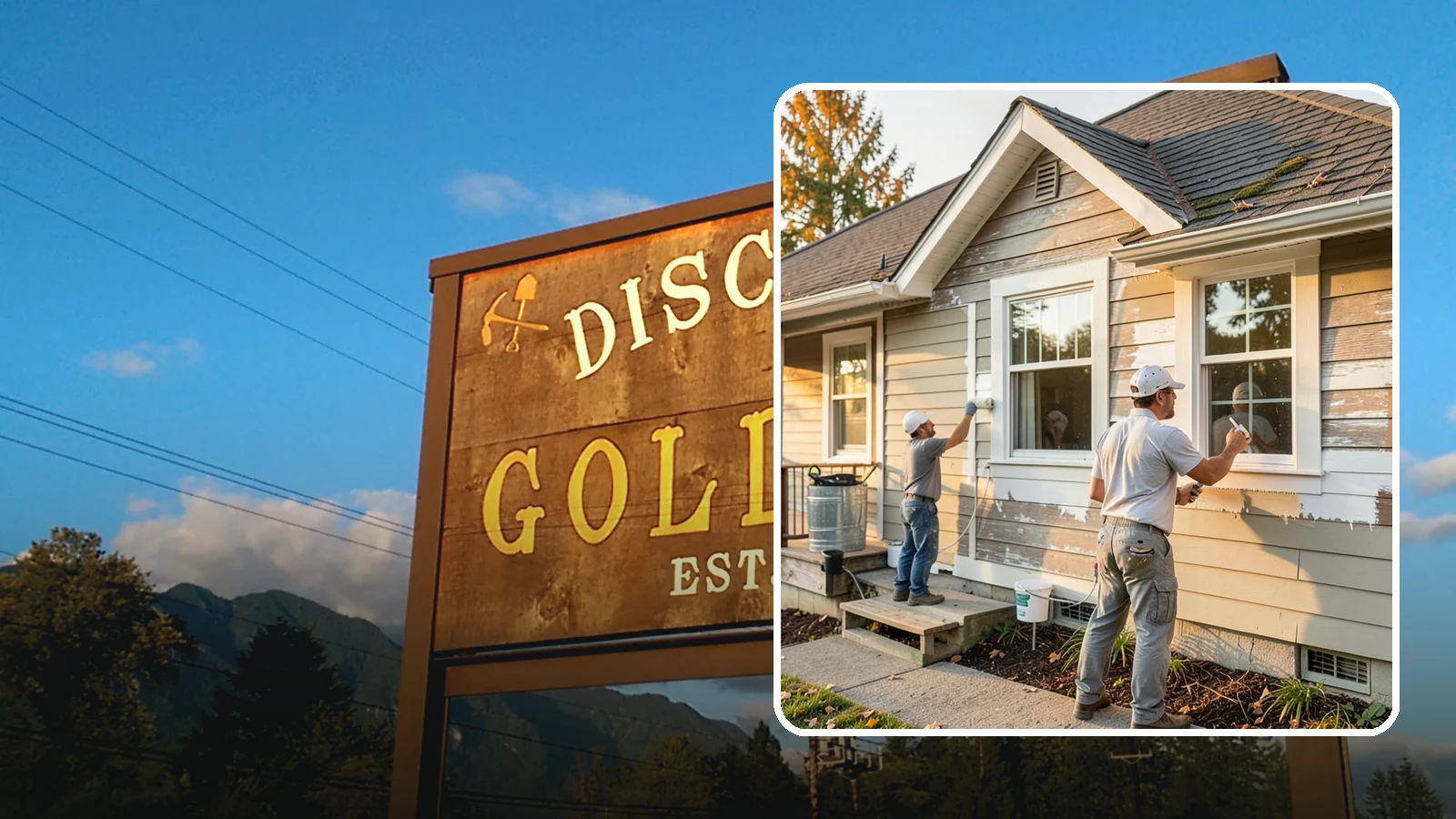 Siding Painting in Gold Bar, Snohomish County, WA - We prep and paint existing siding to renew its appearance and reinforce its defense against PNW moisture.