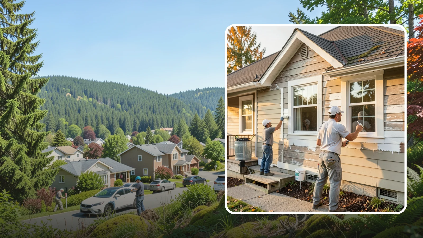 Siding Painting in Index, Snohomish County, WA - We prep and paint existing siding to renew its appearance and reinforce its defense against PNW moisture.
