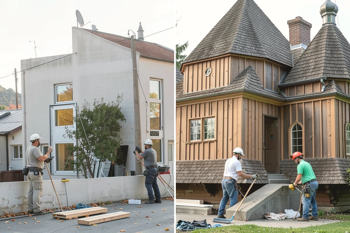 Siding Painting in North Bend, King County, WA - Wash and scrape loose or failing paint