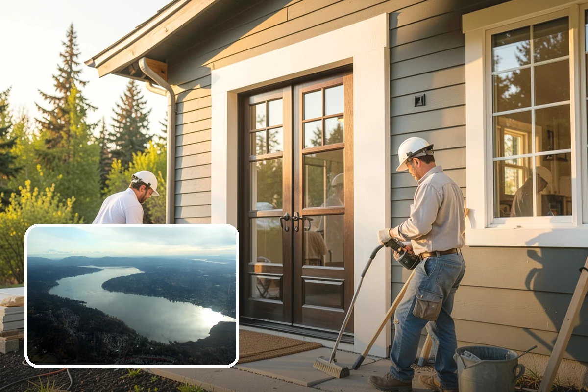 Siding Painting in Sammamish, King County, WA - Renews faded, chalking, or peeling siding