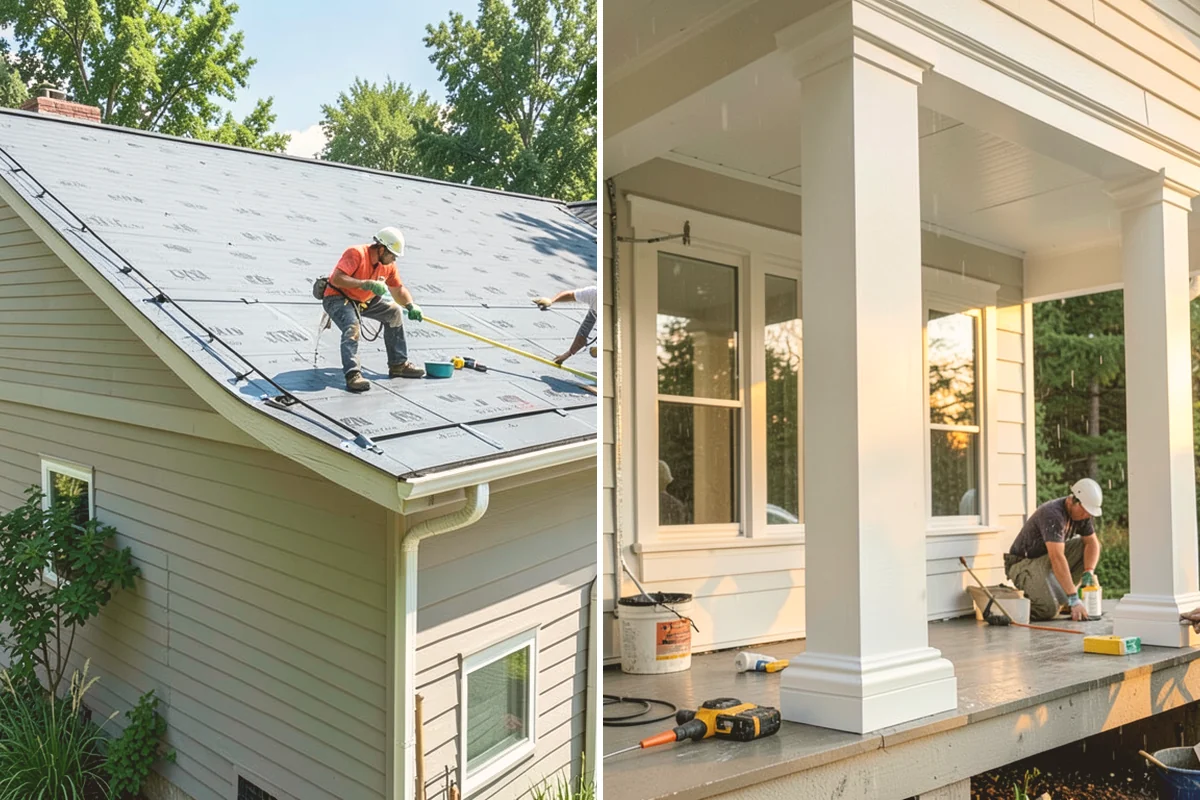 Siding Painting in Snohomish, Snohomish County, WA - Wash and scrape loose or failing paint