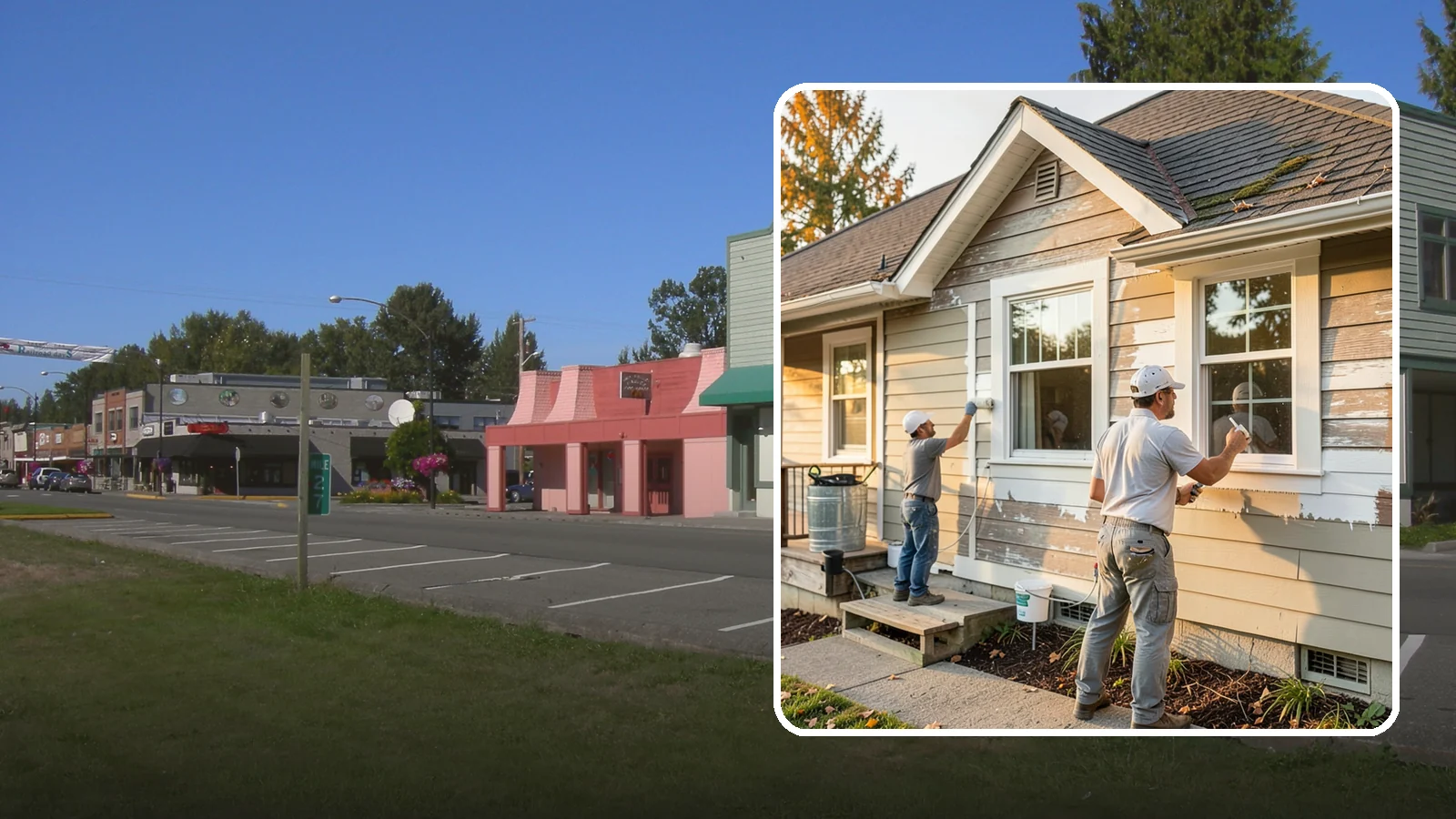 Siding Painting in Snoqualmie, King County, WA - We prep and paint existing siding to renew its appearance and reinforce its defense against PNW moisture.
