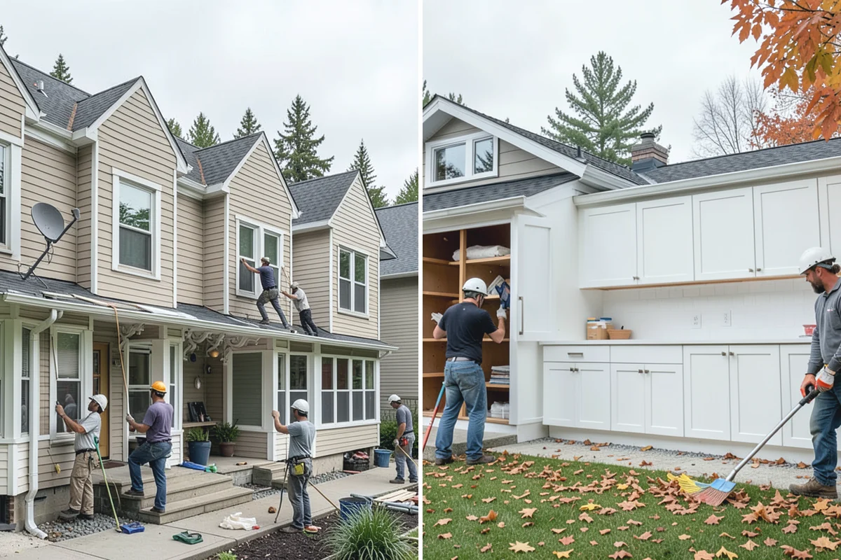 Siding Painting in Sumner, Pierce County, WA - Wash and scrape loose or failing paint