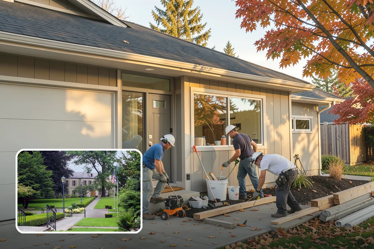 Siding Painting in Woodinville, King County, WA - Renews faded, chalking, or peeling siding