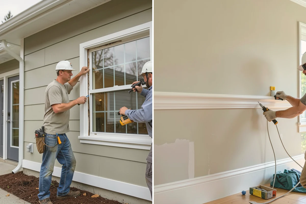 Siding Repair in Algona, King County, WA - Inspect the damage and trace the source of intrusion
