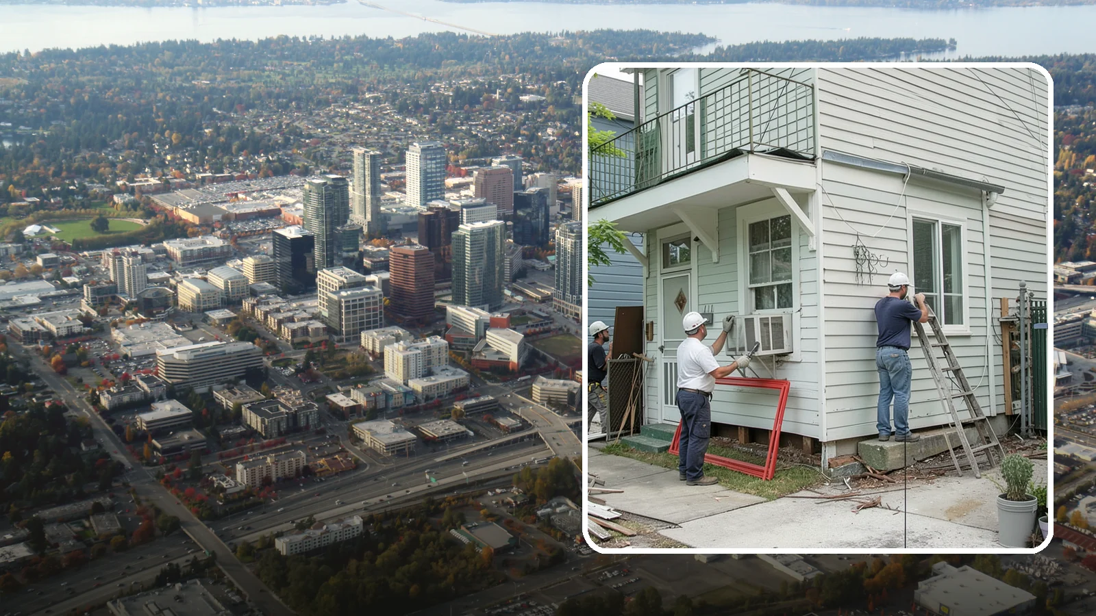 Siding Repair in Bellevue, King County, WA - We repair damaged, cracked, or water-infiltrated siding to stop leaks before they turn into costly rot.