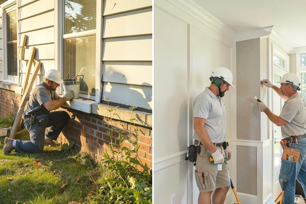 Siding Repair in Edgewood, Pierce County, WA - Inspect the damage and trace the source of intrusion