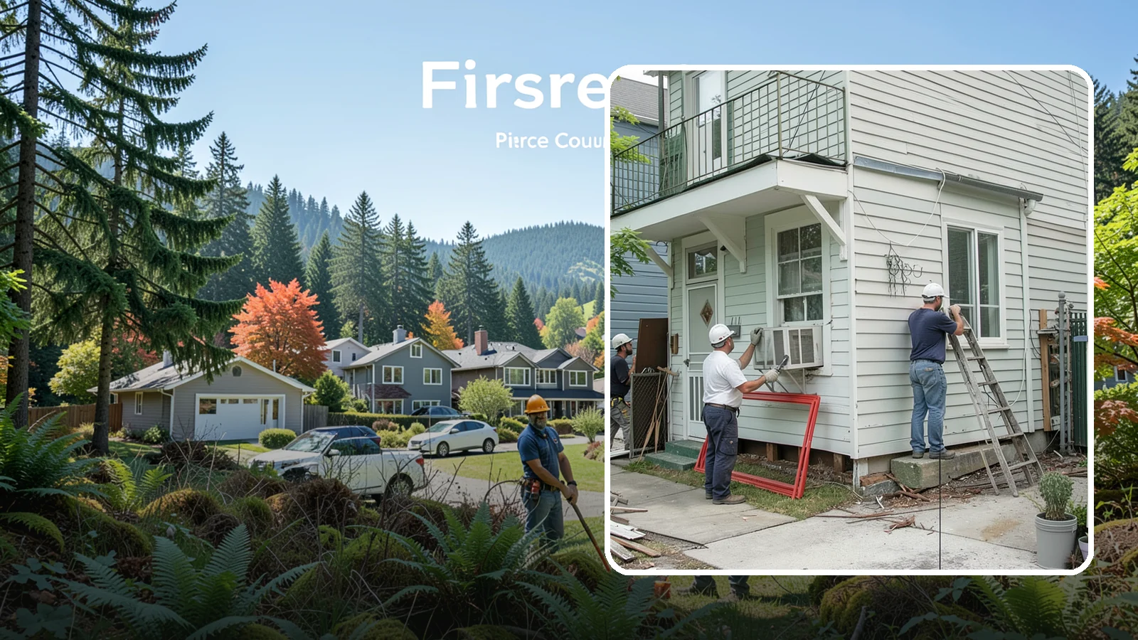Siding Repair in Fircrest, Pierce County, WA - We repair damaged, cracked, or water-infiltrated siding to stop leaks before they turn into costly rot.