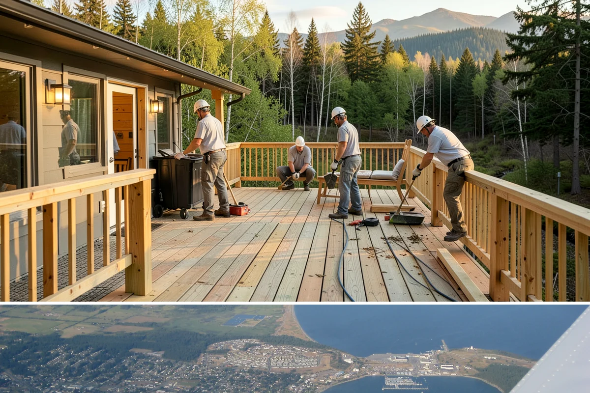 Siding Repair in Oak Harbor, Island County, WA - We handle siding repairs year-round and prioritize emergency leak calls during the rainy season.