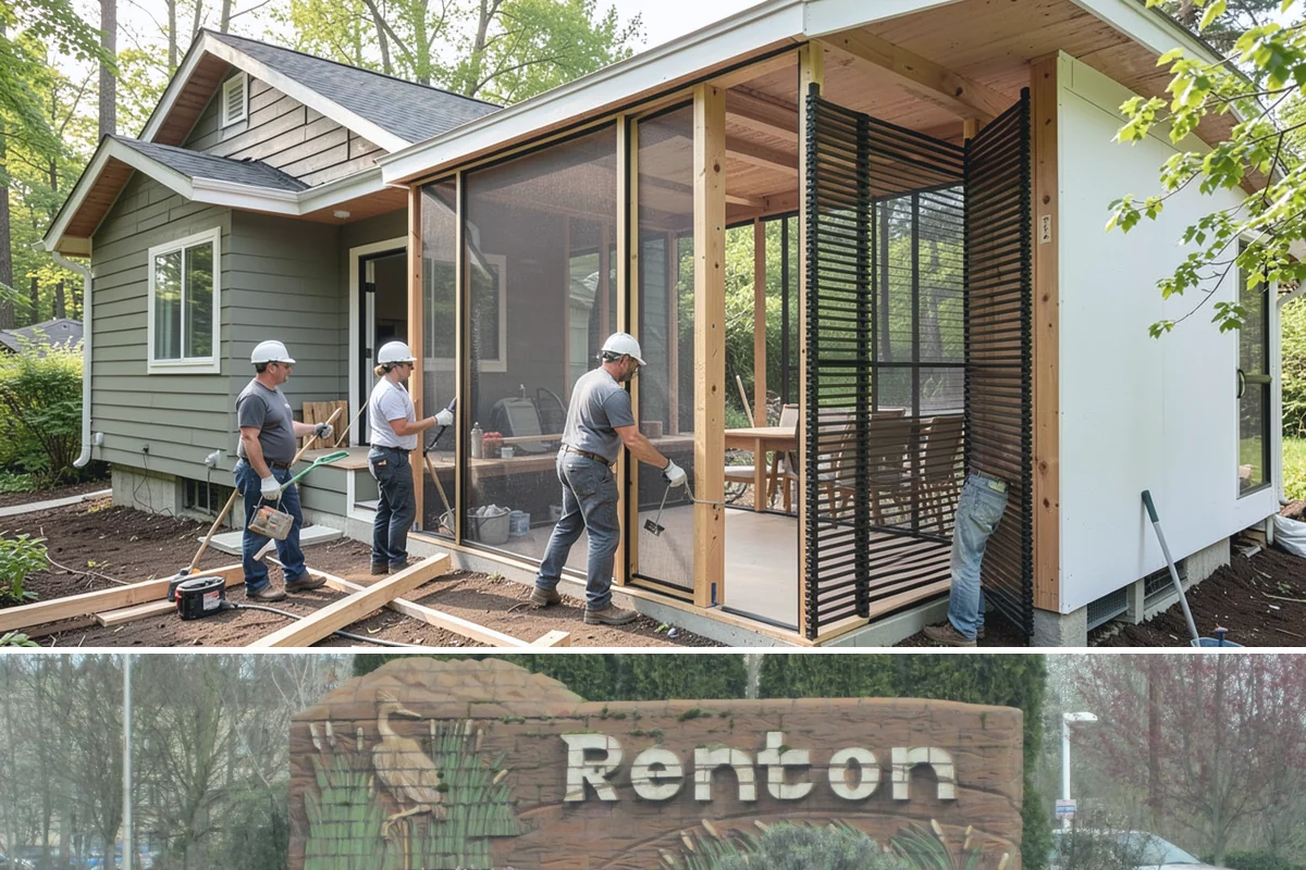 Siding Repair in Renton, King County, WA - We handle siding repairs year-round and prioritize emergency leak calls during the rainy season.