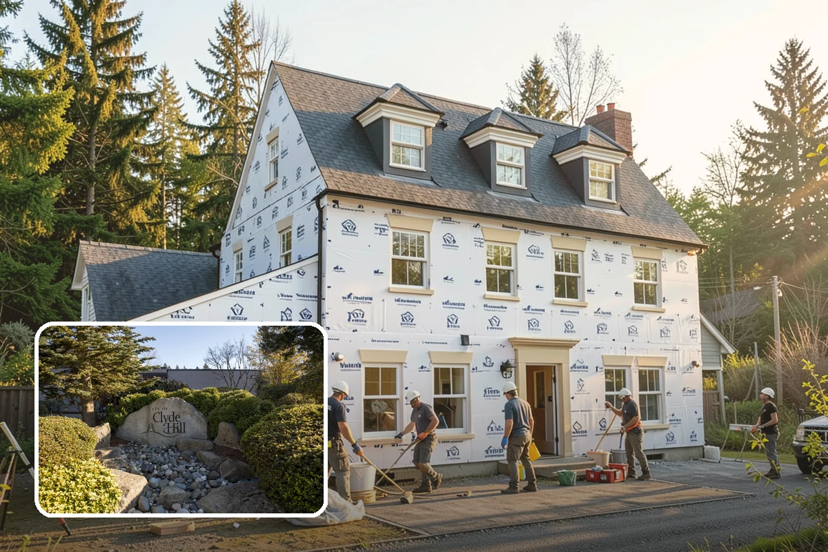 Siding Replacement in Clyde Hill, King County, WA - Eliminates chronic leaks and hidden moisture damage