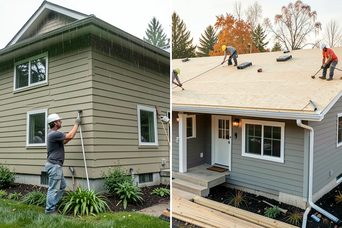 Siding Replacement in Lake Forest Park, King County, WA - Inspect current siding and identify failure points