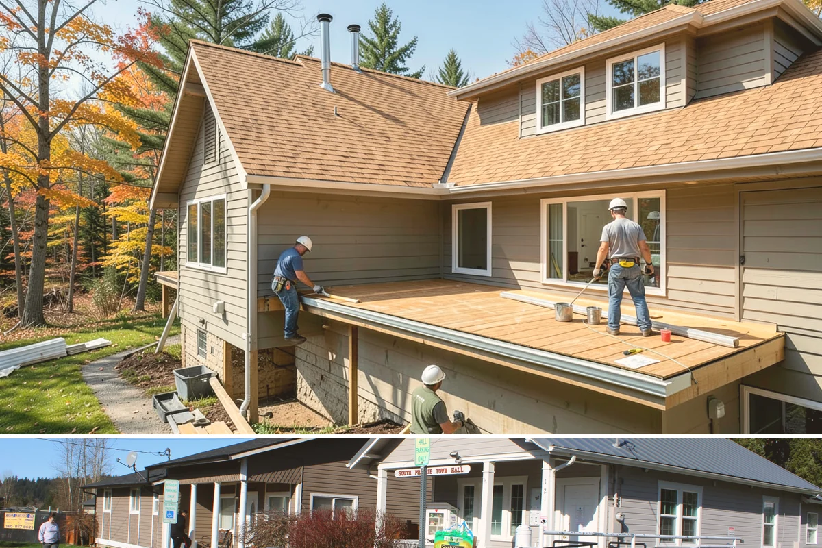 Siding Replacement in South Prairie, Pierce County, WA - Summer's dry window is ideal for exposing walls, but we protect open sections and work through the shoulder seasons as needed.