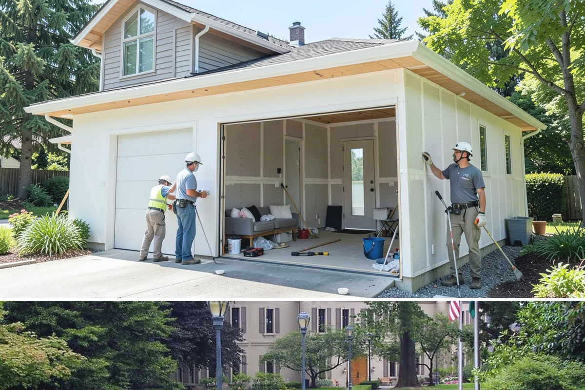 Siding Replacement in Woodinville, King County, WA - Summer's dry window is ideal for exposing walls, but we protect open sections and work through the shoulder seasons as needed.