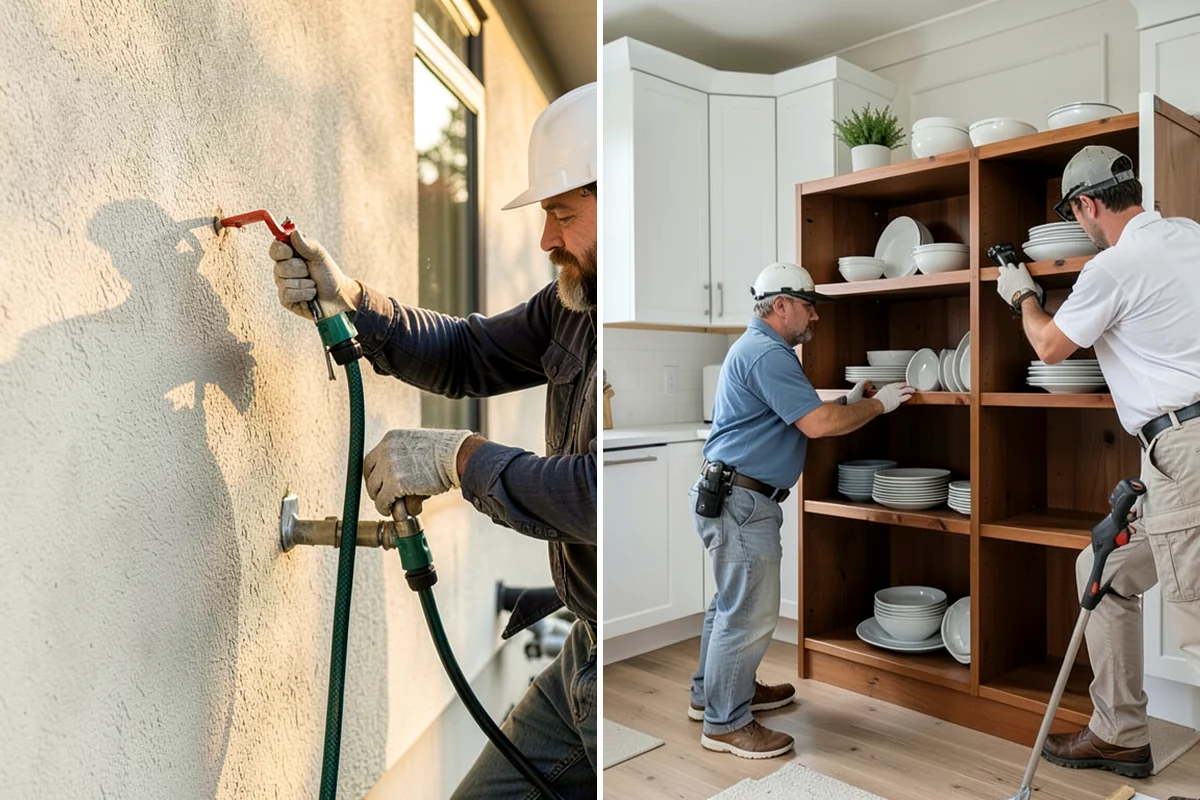 Sink Installation in Arlington, Snohomish County, WA - Prepare the counter or cabinet opening