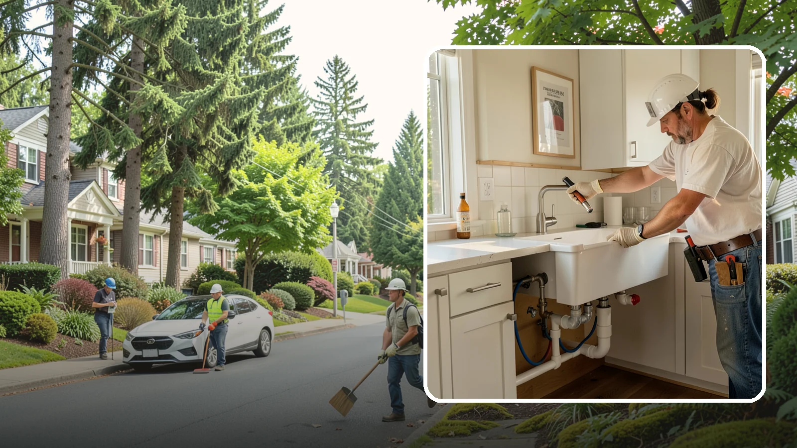 Sink Installation in Beaux Arts Village, King County, WA - Installing a new kitchen sink, including drop-in, undermount, or farmhouse styles, with proper drain and supply connections.