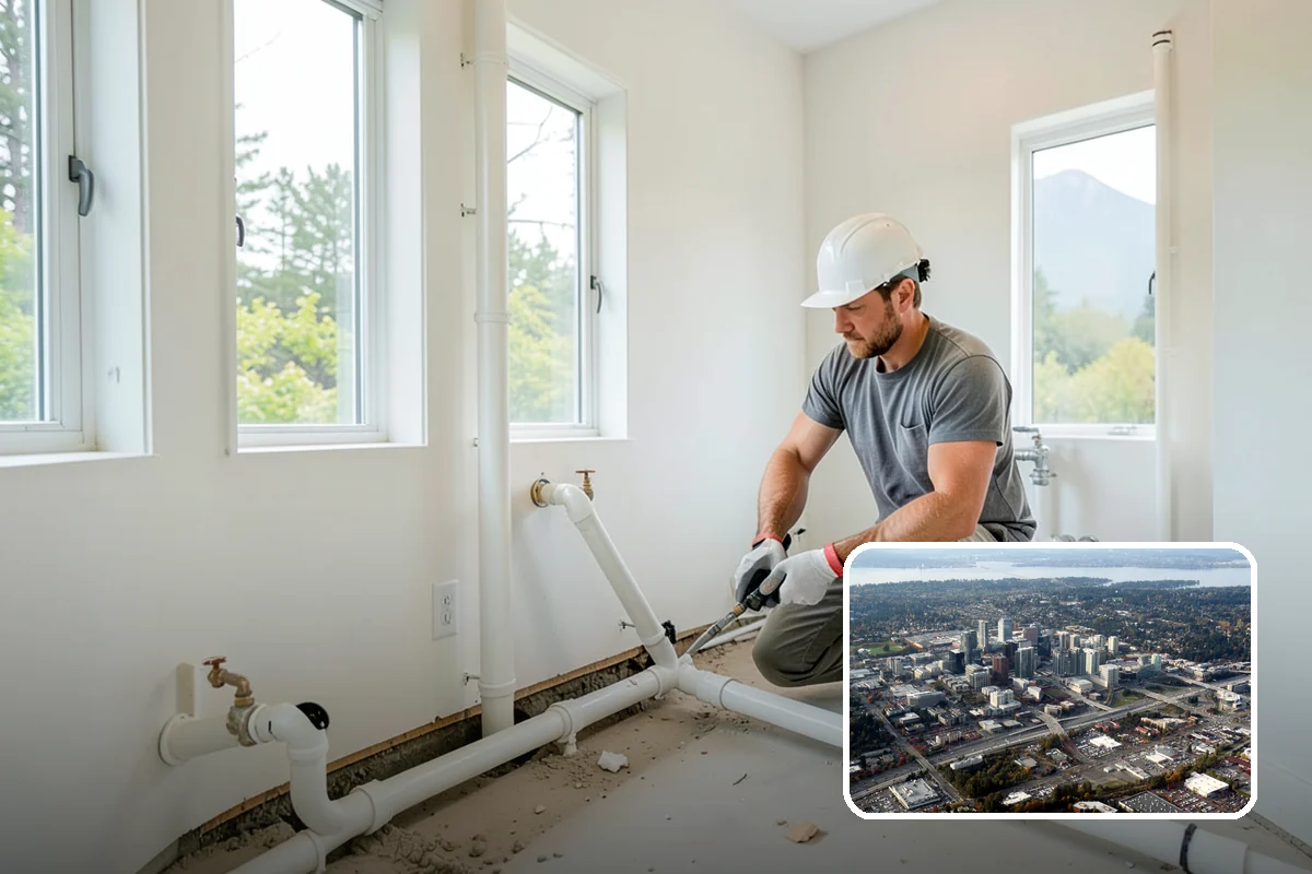 Sink Installation in Bellevue, King County, WA - Leak-free drain and supply connections