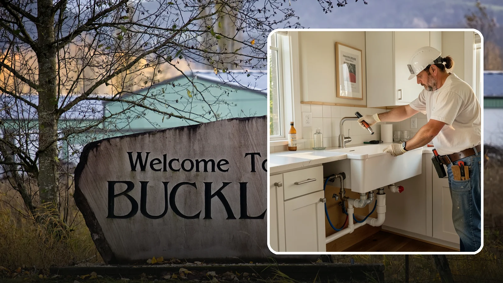 Sink Installation in Buckley, Pierce County, WA - Installing a new kitchen sink, including drop-in, undermount, or farmhouse styles, with proper drain and supply connections.