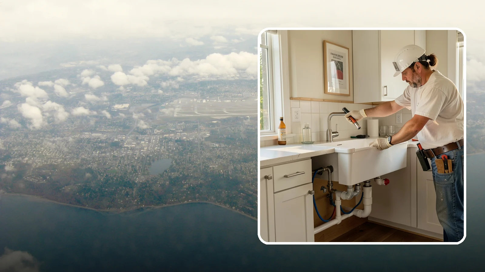 Sink Installation in Burien, King County, WA - Installing a new kitchen sink, including drop-in, undermount, or farmhouse styles, with proper drain and supply connections.