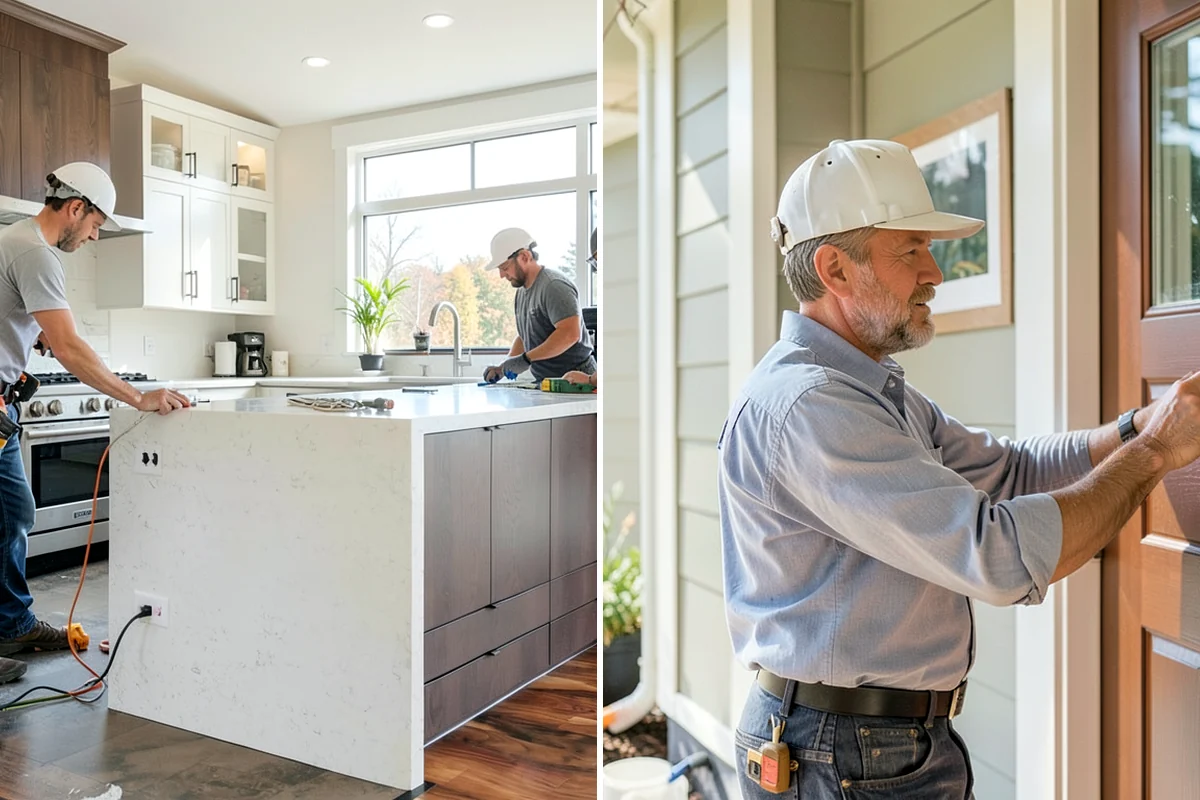 Sink Installation in Concrete, Skagit County, WA - Prepare the counter or cabinet opening