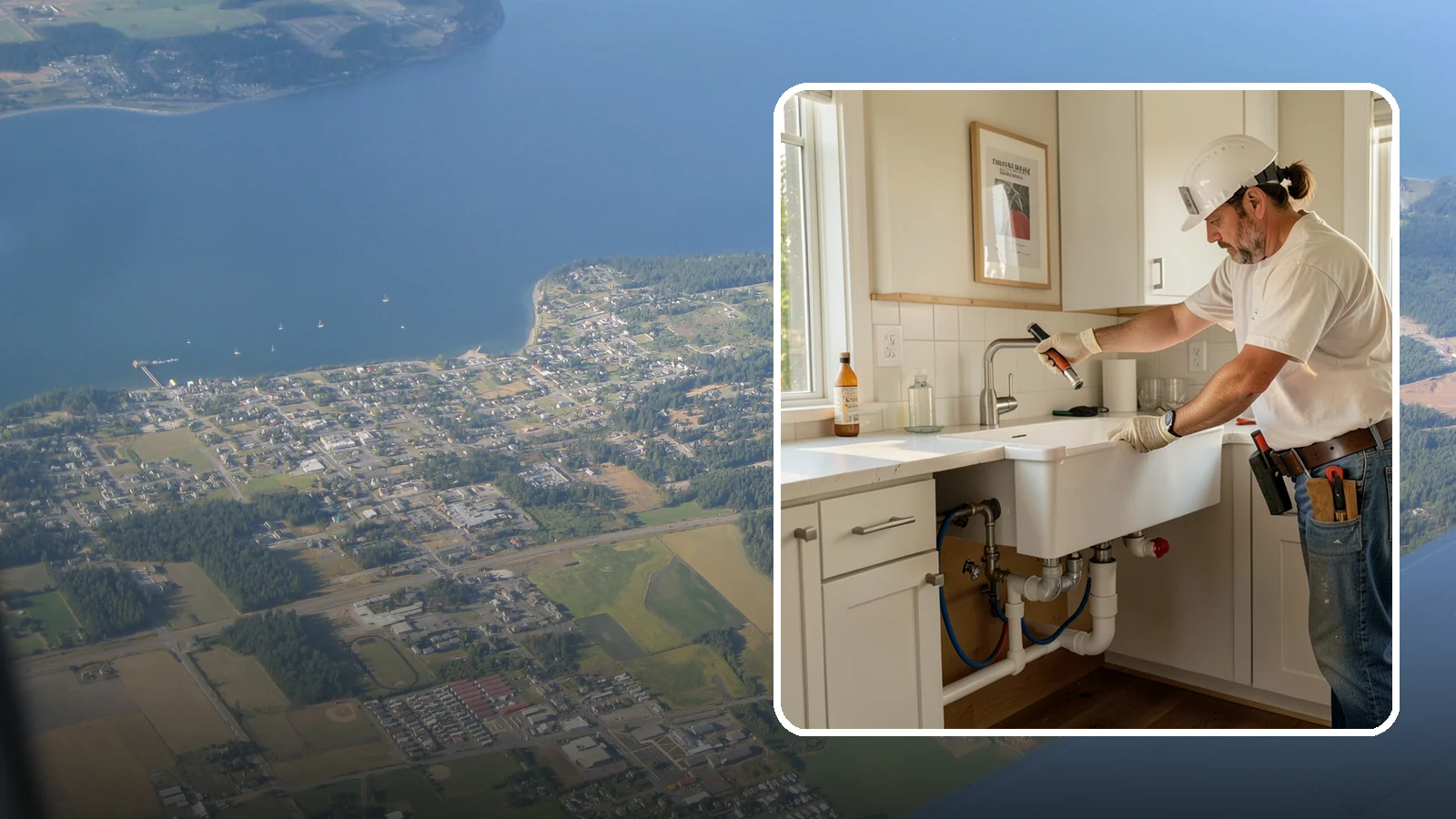 Sink Installation in Coupeville, Island County, WA - Installing a new kitchen sink, including drop-in, undermount, or farmhouse styles, with proper drain and supply connections.